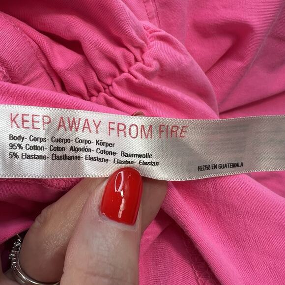 Free People FP Movement XL Hot Shot Sport Pants Hot Neon Pink Slouchy Oversized - Picture 8 of 16